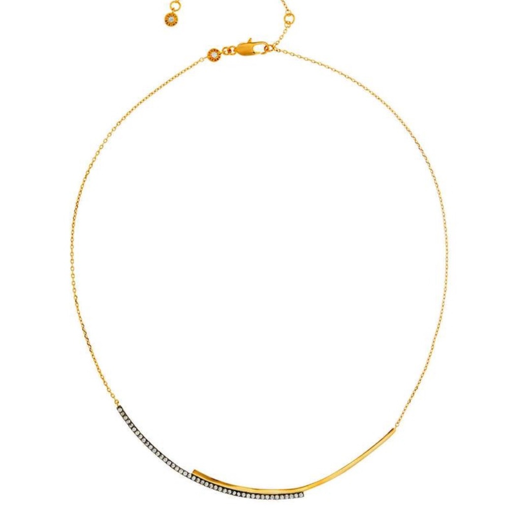 NEW Henri Bendel Luxe Pave Orbital Choker Necklace